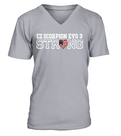 CZ Scorpion Evo 3 Strong Gun V-Neck T-shirt
