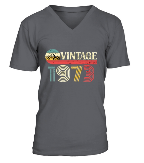 Funny Birthday Born in 1973 Limited Edition V-Neck T-shirt