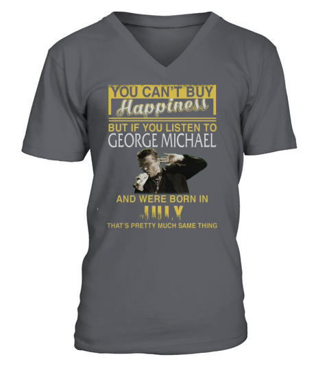 GEORGE MICHAEL 07 V-Neck T-shirt