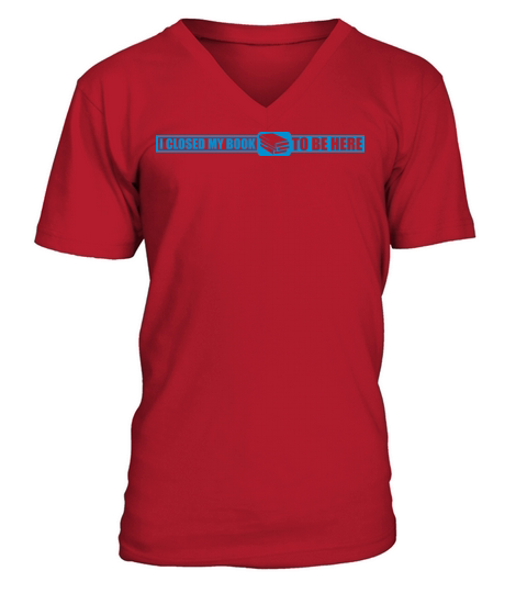 I closed my book V-Neck T-shirt