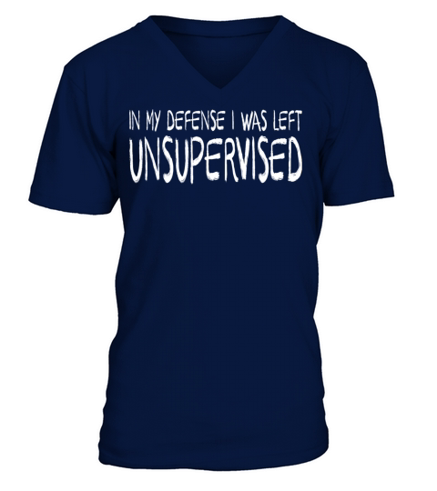 im my defense V-Neck T-shirt