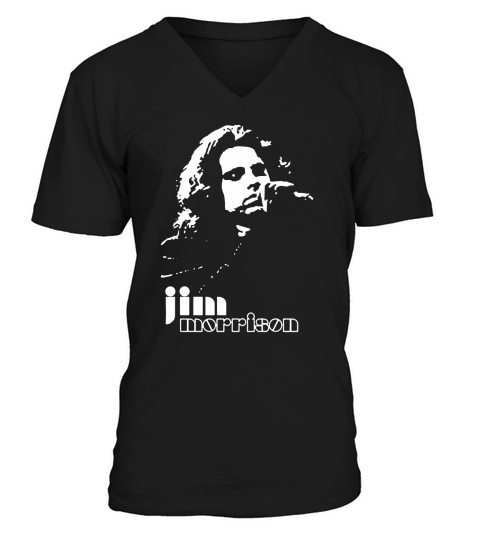 Jim Morrison Fan V-Neck T-shirt