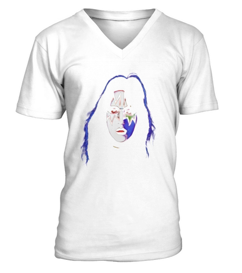 KISS  1978 Ace Frehley TShirt V-Neck T-shirt