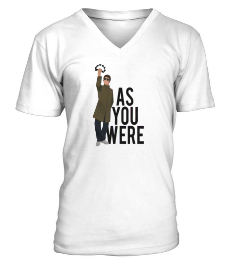 Liam Gallagher as you were V-Neck T-shirt