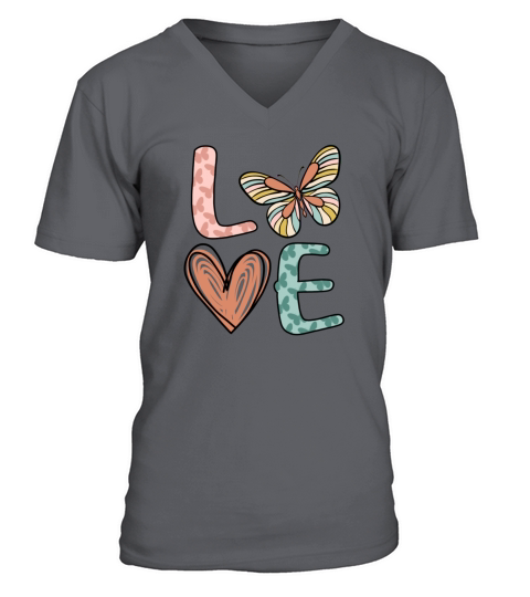 Love Inspirational Quote Gift V-Neck T-shirt