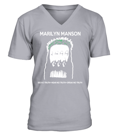 marilyn manson V-Neck T-shirt