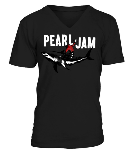 Pearl Jam Shark V-Neck T-shirt