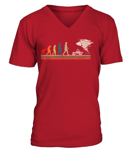 Storm Chaser Hurricane Meteorology V-Neck T-shirt