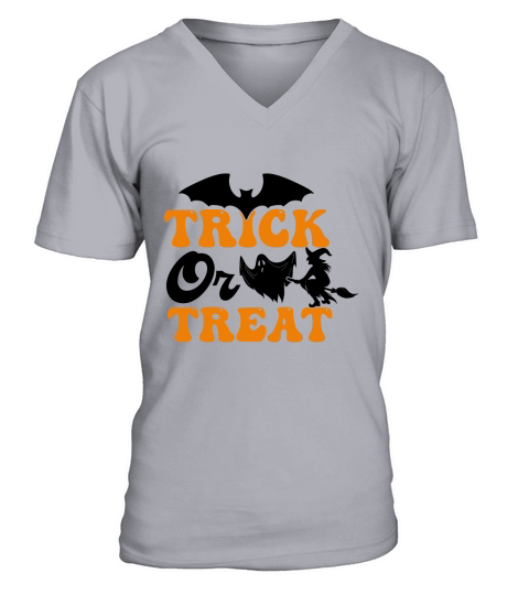Trick Or Treat Halloween Gift V-Neck T-shirt