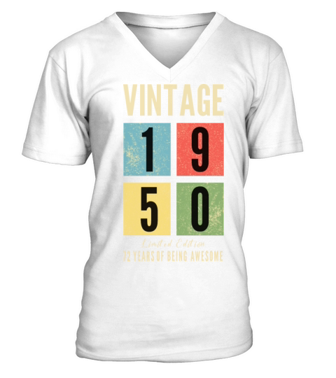 Vintage 1950 Limited Edition V-Neck T-shirt