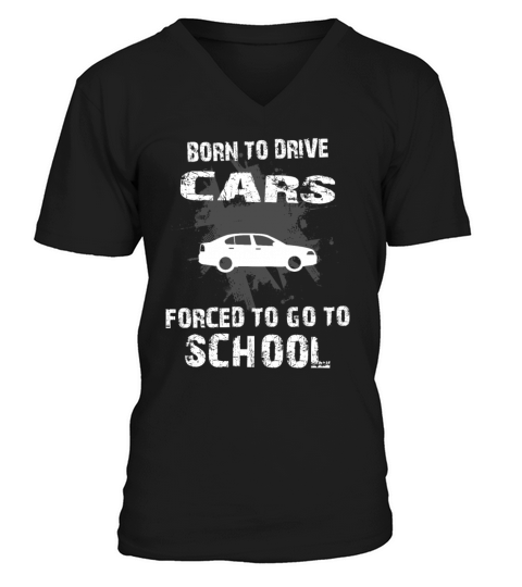VINTAGE CAR VINTAGE RACING V-Neck T-shirt