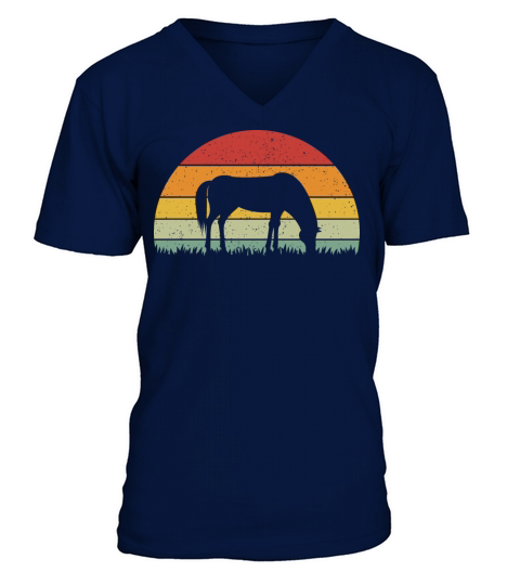 Vintage Retro Horse Vintage Horse V-Neck T-shirt