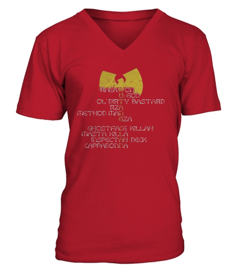 Wu Tang Clan V-Neck T-shirt