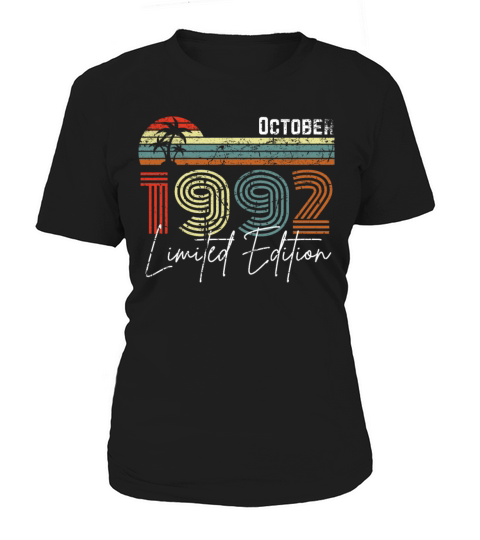 30 Years October 1992 Vintage Limited Edition Women's T-Shirt
