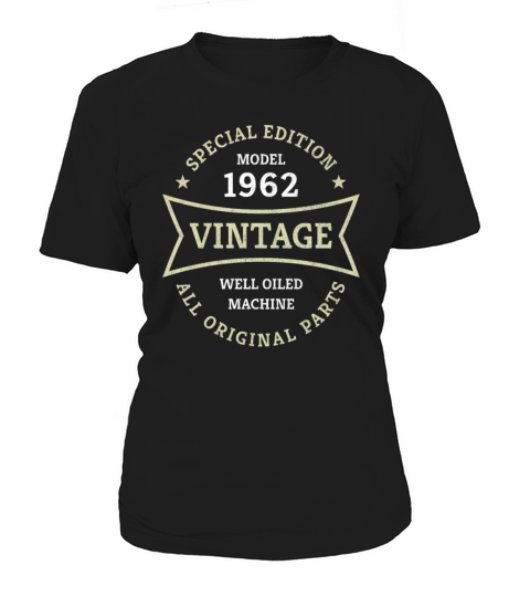 Born 1962 Vintage 60 Year Old 60th Birthday Gifts Women's T-Shirt