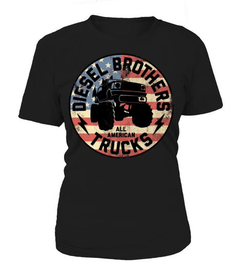 Diesel Brothers Flag Truck Seal Vintage Graphic Women's T-Shirt