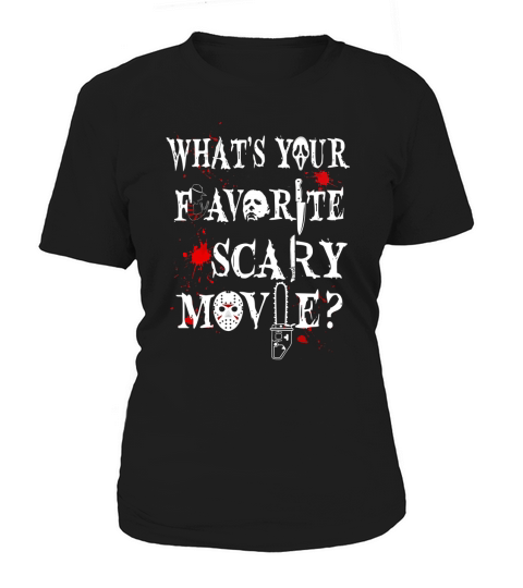 Ghostface Whats Your Favorite Scary Movie shirt - Ladies Flowy Tank Women's T-Shirt