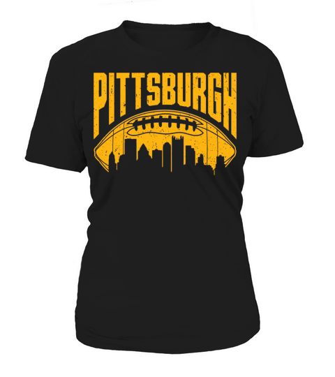Pittsburgh Football Vintage Pa Cityspace S L City Women's T-Shirt
