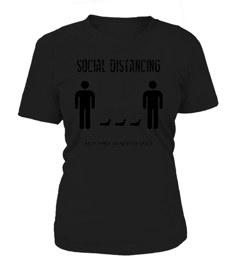Social Distancing Dachshund Women's T-Shirt