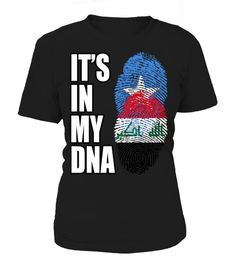 Somali And Iraqi Vintage Heritage DNA Flag Women's T-Shirt
