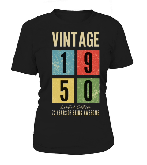 Vintage 1950 Limited Edition Women's T-Shirt