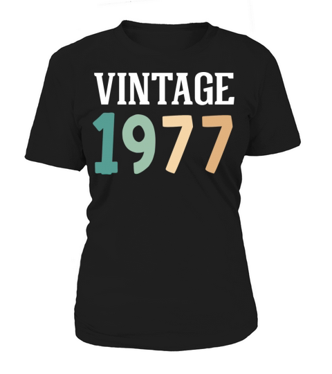 Vintage 1977 45th Birthday Women's T-Shirt