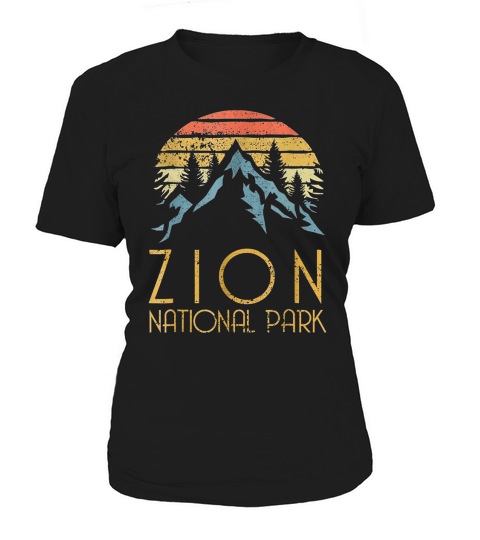 Vintage Retro Zion National Park Utah shirt Women's T-Shirt