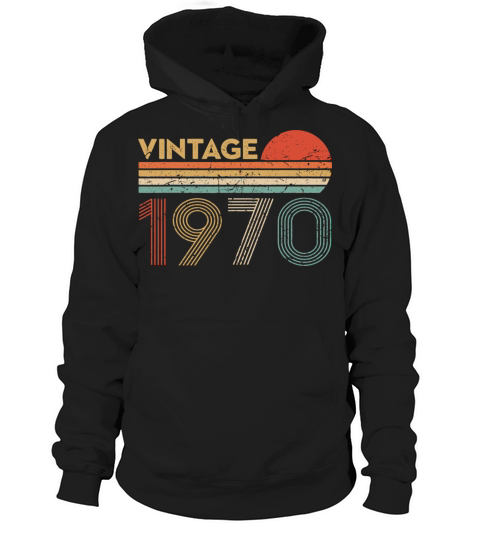 50 Year Old Birthday Vintage Classic Born In 1970 Hoodie Unisex