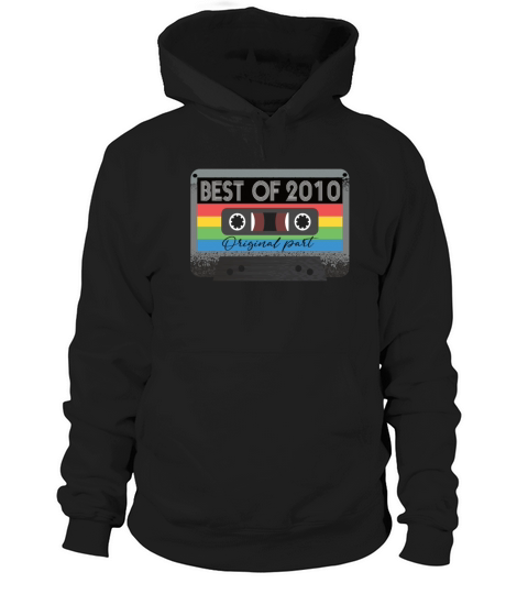 Best Of 2010 Vintage Cassette Retro Birthday Hoodie Unisex