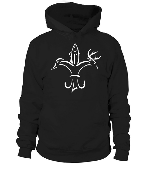 Duck Fish Deer Hunting And Fishing - Mens T-Shirt Hoodie Unisex