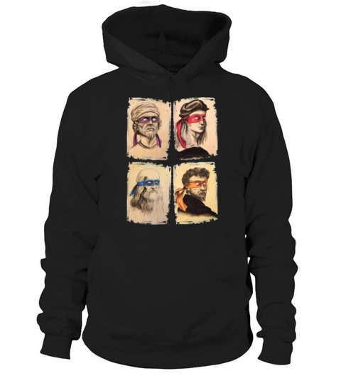 Ninja Turtles Renaissance Künstler Hoodie Unisex