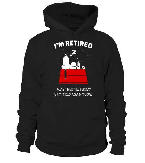 Snoopy Retired Shirt Hoodie Unisex