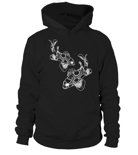 Spotted Vintage Clownfish Hoodie Unisex