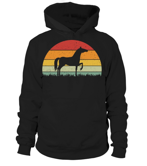 Vintage Retro Horse Vintage Horse Hoodie Unisex