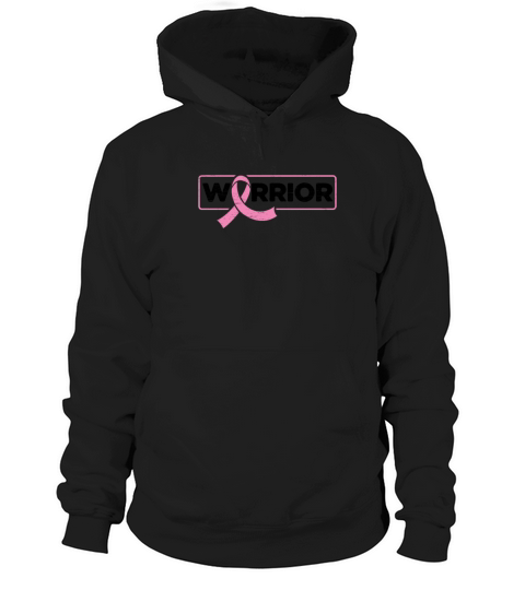 Warrior Pink Ribbon - Breast Cancer Awareness Hoodie Unisex