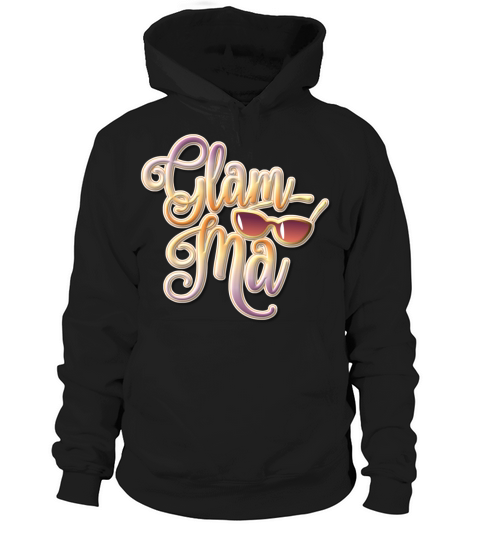 Womens Pretty and Stylish GLAM-MA Grandmother Hoodie Unisex