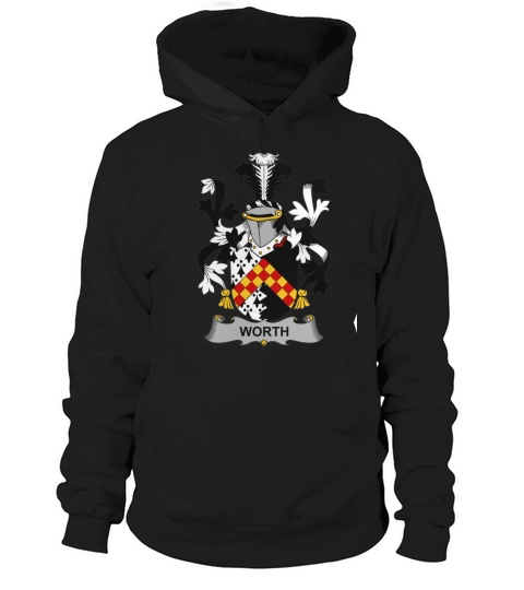 Worth Family Crest Irish Family Crests II Hoodie Unisex