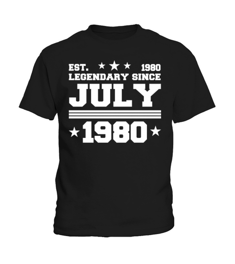 42nd birthday July vintage 1980 gift idea Kids T-Shirt