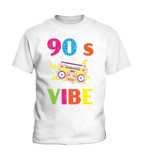 90s Vibe 1990 Vintage Nineties Party 1990s Kids T-Shirt