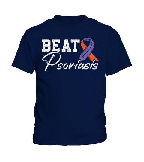 Beat Psoriasis Skin Disease Psoriasis Awareness Kids T-Shirt