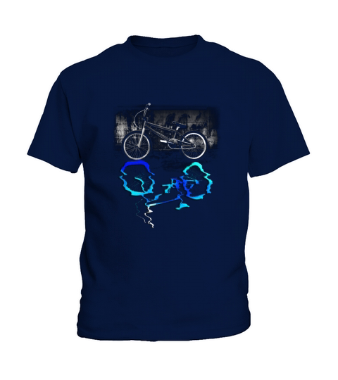 BMX Bike Sport Colored Reflection T-shirt Kids T-Shirt