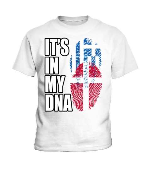 Greek And Danish Mix Heritage DNA Flag Kids T-Shirt