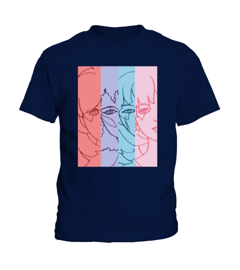 Jem and The Holograms - Group Striped - Color - T Shirt Kids T-Shirt