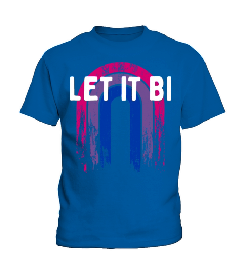 Let It Bi Bisexual Positivity Bi Pride Positive Kids T-Shirt