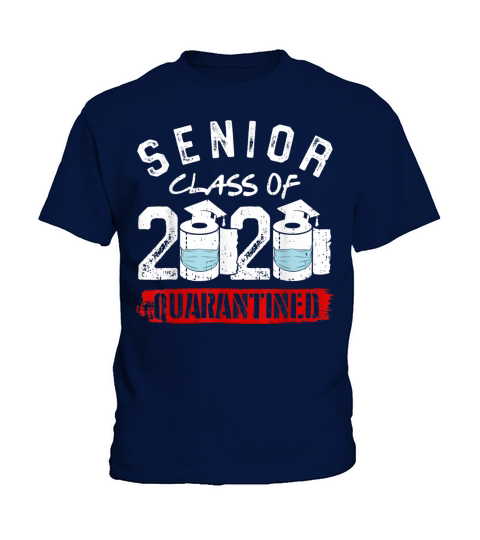 Senior Class of 2020 Quarantine Graduation Toilet Paper Gift T-Shirt Kids T-Shirt