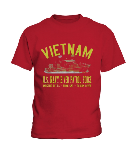 Vietnam US Navy river patrol force Kids T-Shirt
