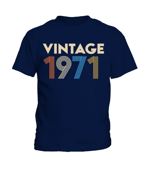 Vintage 1971 Kids T-Shirt