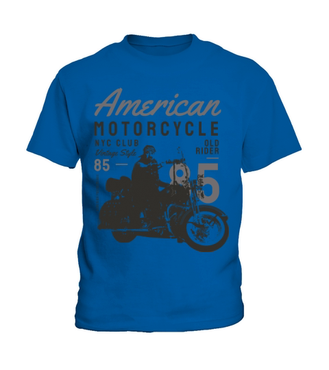 Vintage American Motorcycle Kids T-Shirt