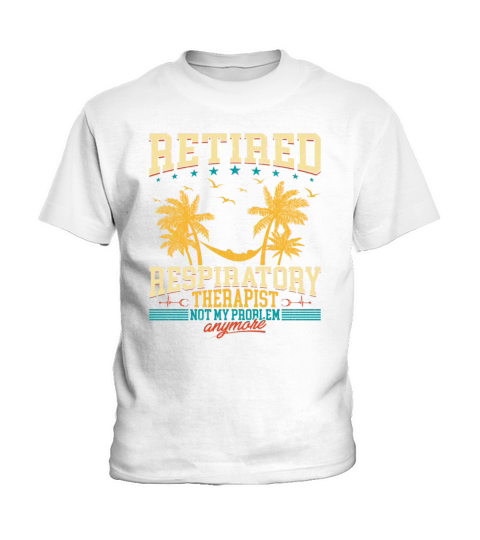 Vintage Style Retired Respiratory Therapist RT Kids T-Shirt