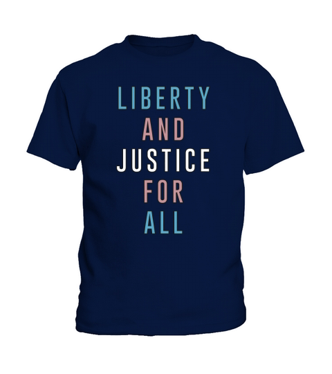 Vintage Tshirt for LIBERTY AND JUSTICE FOR ALL Kids T-Shirt